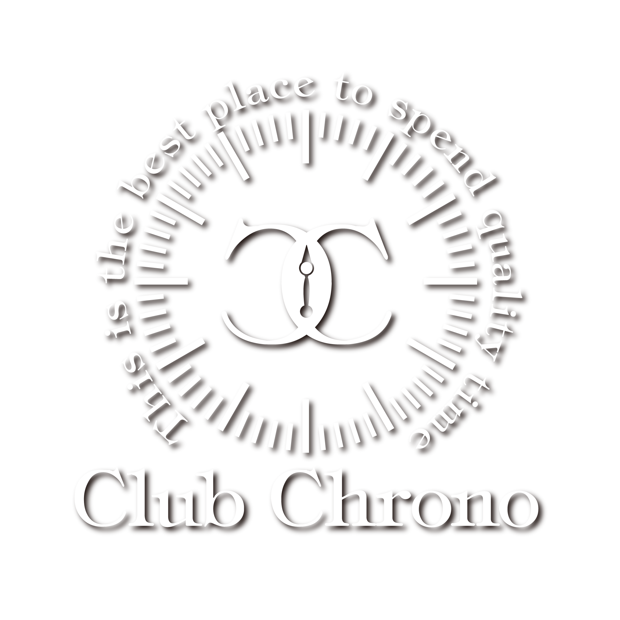 モーション画像の上にのるCLUB CHRONOのロゴ